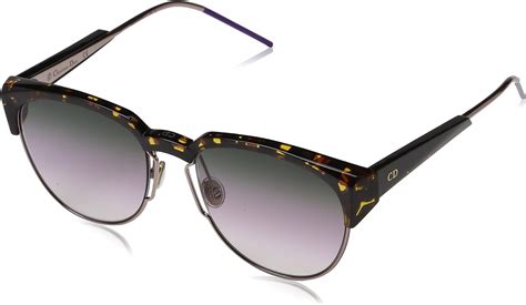 Dior Faceted Sunglasses Spectral 01KSO Havana/Gold/Violet 